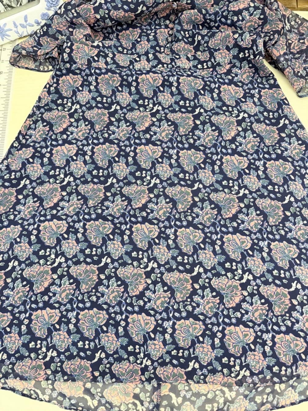 Madewell floral mini dress sz 4 - Picture 7 of 9